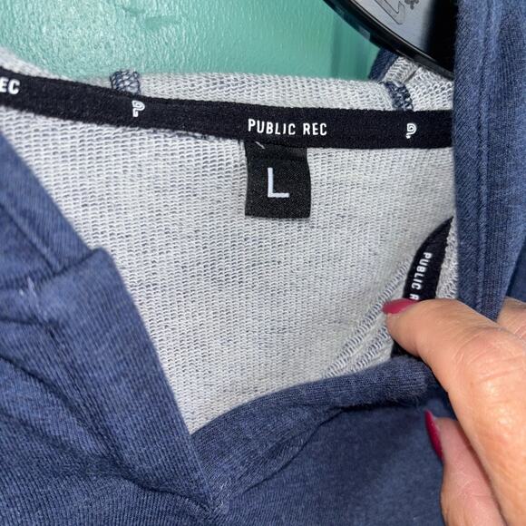 Public Rec large Pima cotton Men's Hoodie EUC - Picture 4 of 8